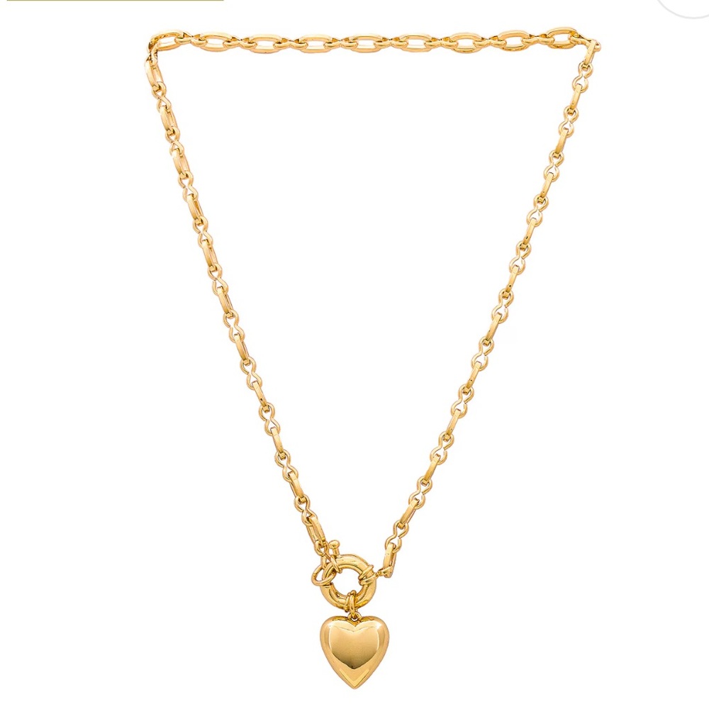 Petit Moments: Beagan Necklace in Gold. Size: One Size. 16.75". Color: Gold.